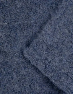 Strickpullover - Überschnittene Schultern - blau