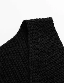 Stricktop - Zierknöpfe - schwarz