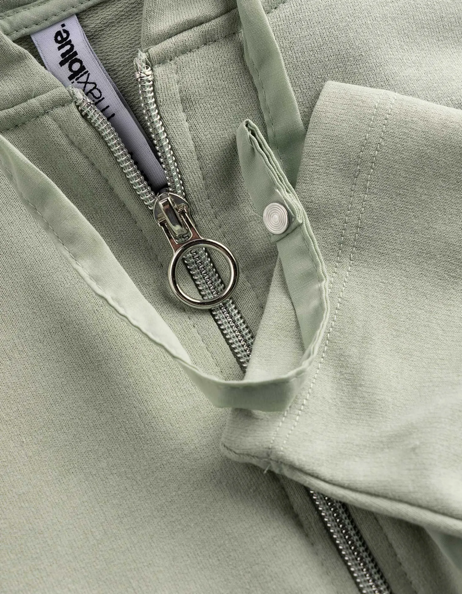 Sweatjacke - Baumwoll-Mix - grau