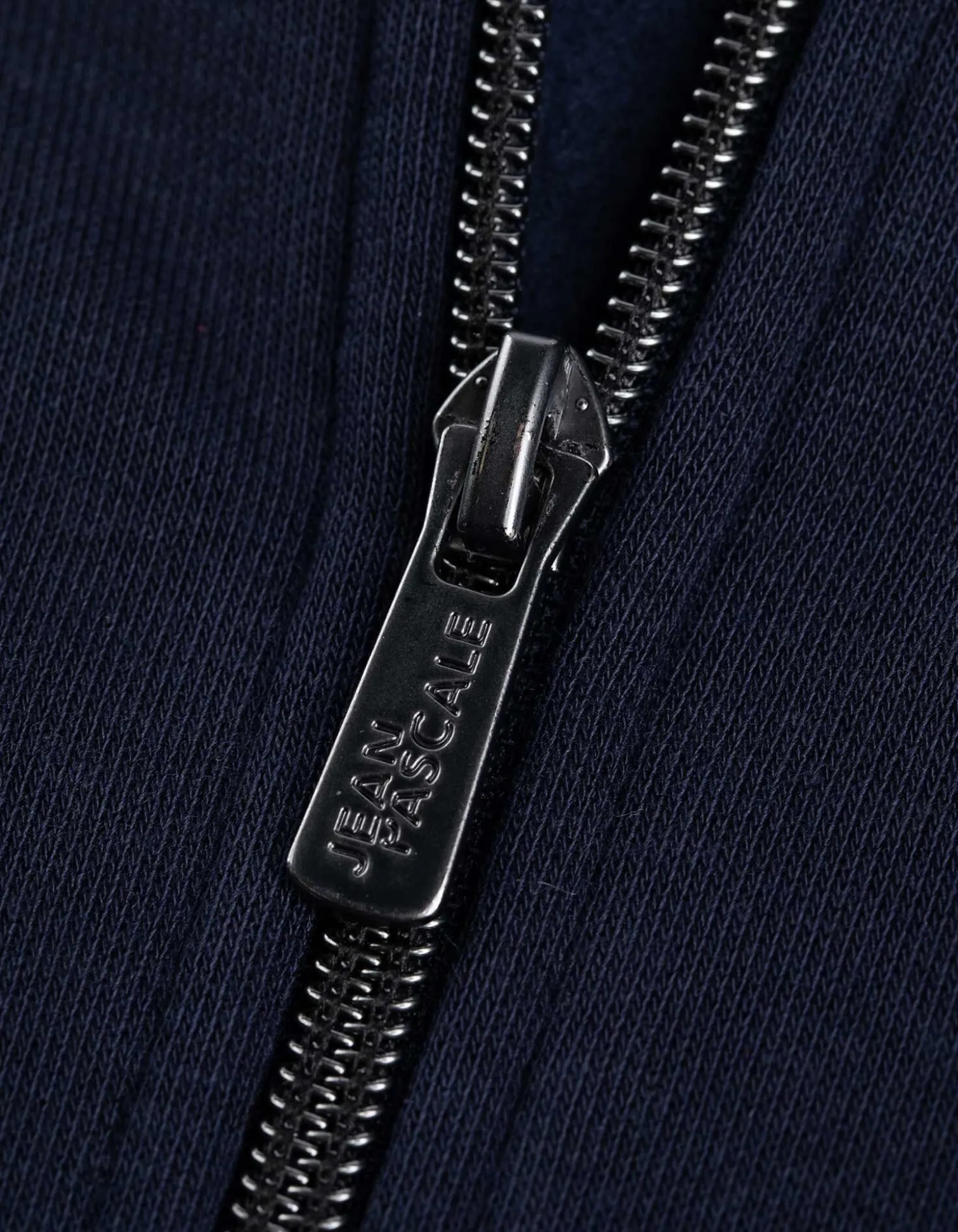 Sweatjacke - einfarbig - dunkelblau