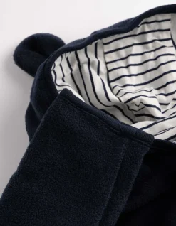 Sweatjacke - Fleece - dunkelblau