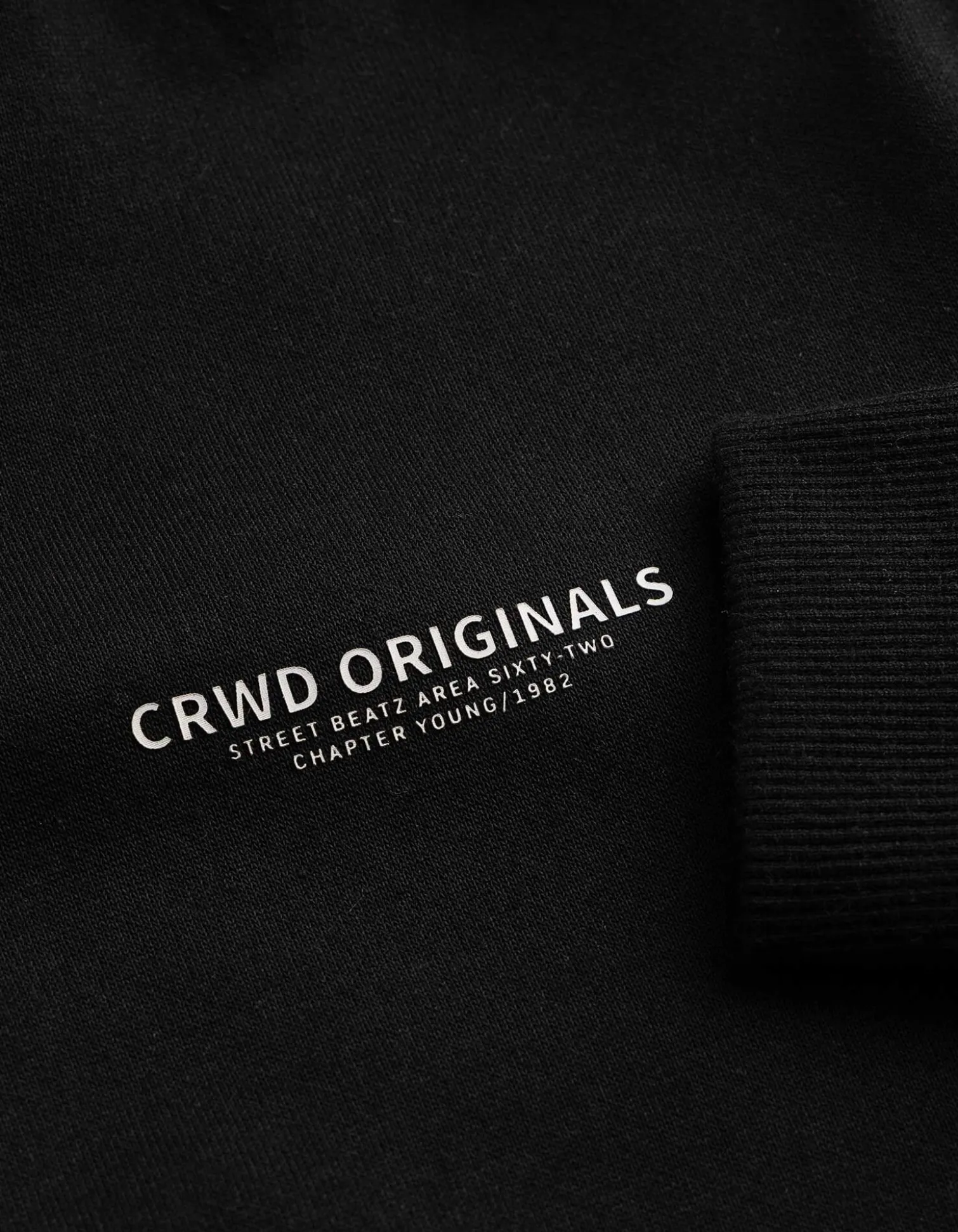 Sweatjacke - Fleece - schwarz