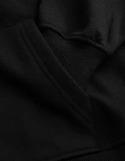 Sweatjacke - Fleece - schwarz