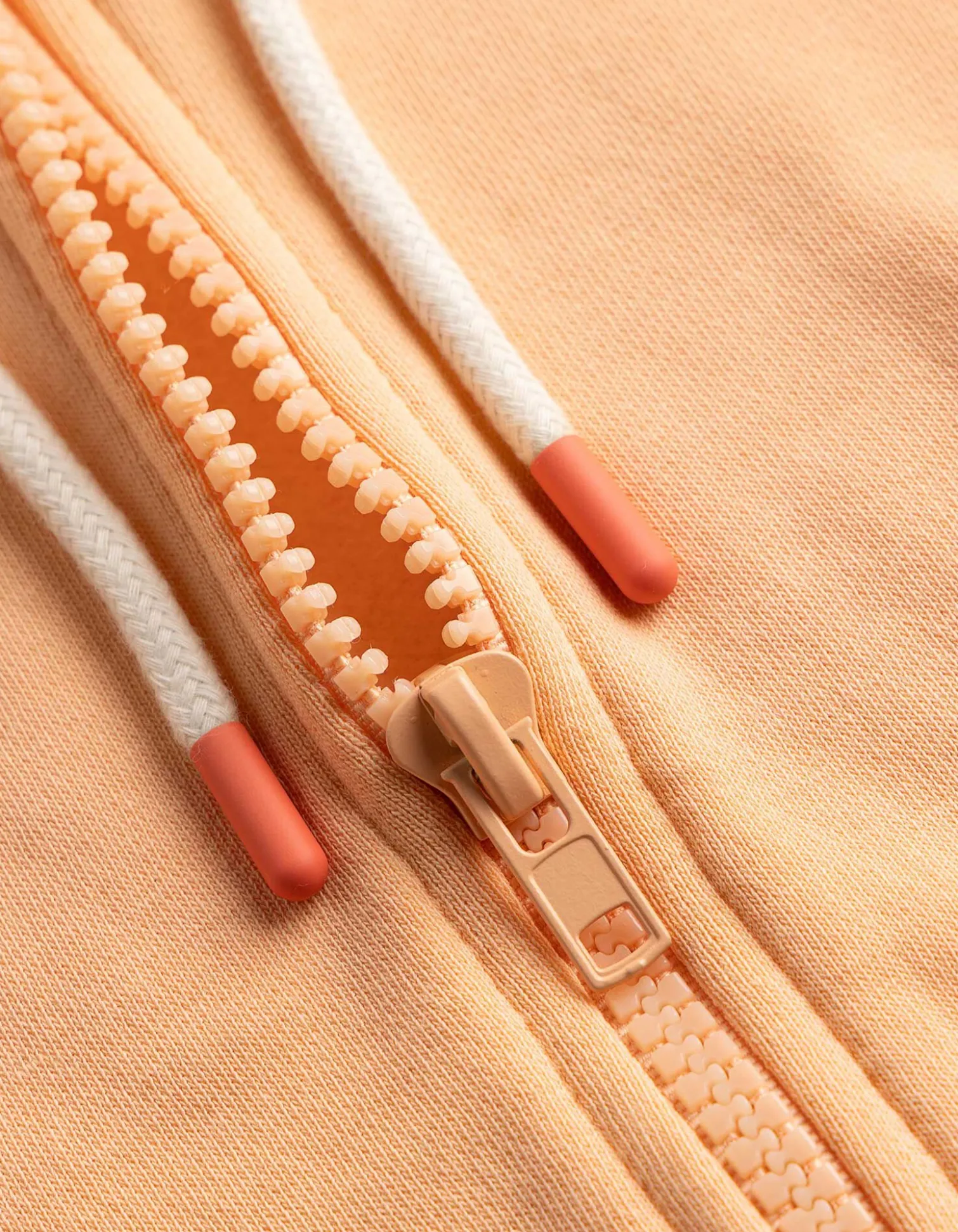 Sweatjacke - Print - orange