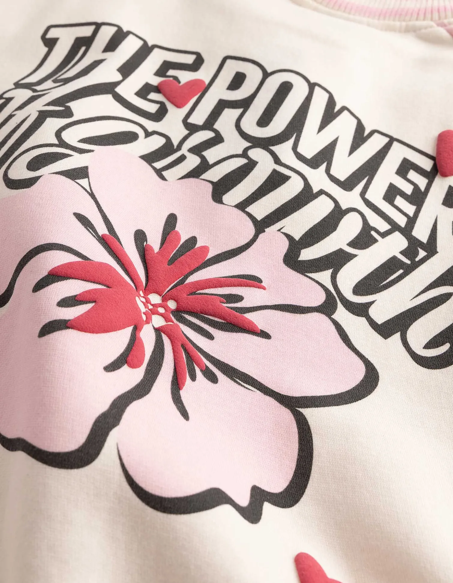 Sweatjacke - Rückenprint - weiß