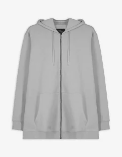 Sweatjacke - Regular Fit - grau