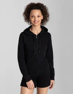 Sweatjacke - Regular Fit - schwarz