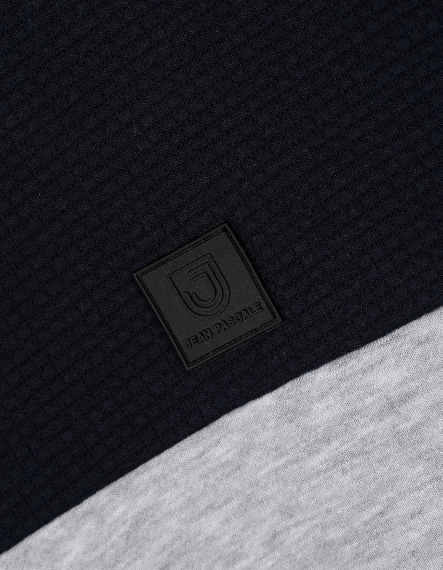 Sweatshirt - Color-Blocking - grau