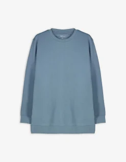 Sweatshirt - einfarbig - hellblau