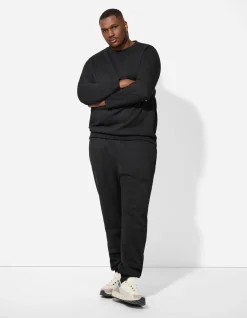 Sweatshirt - einfarbig - schwarz