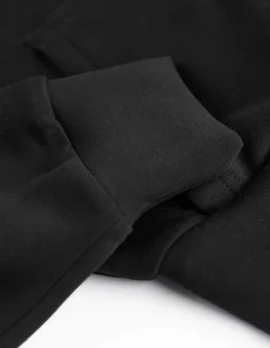 Sweatshirt - einfarbig - schwarz