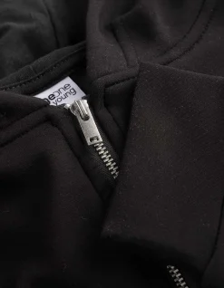 Sweatshirt - einfarbig - schwarz