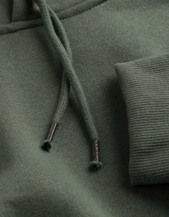 Sweatshirt - Kapuze - dunkelgrün