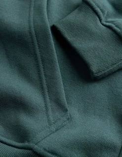 Sweatshirt - Kapuze - dunkelgrün