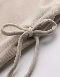 Sweatshirt - Kordel - weiß