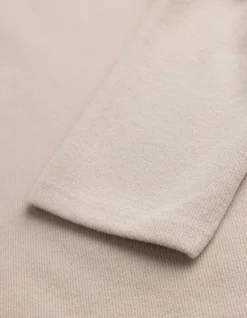 Sweatshirt - Kordel - weiß