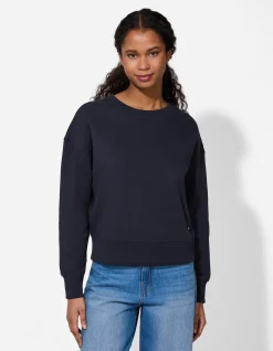Sweatshirt - Oversized Fit - dunkelblau