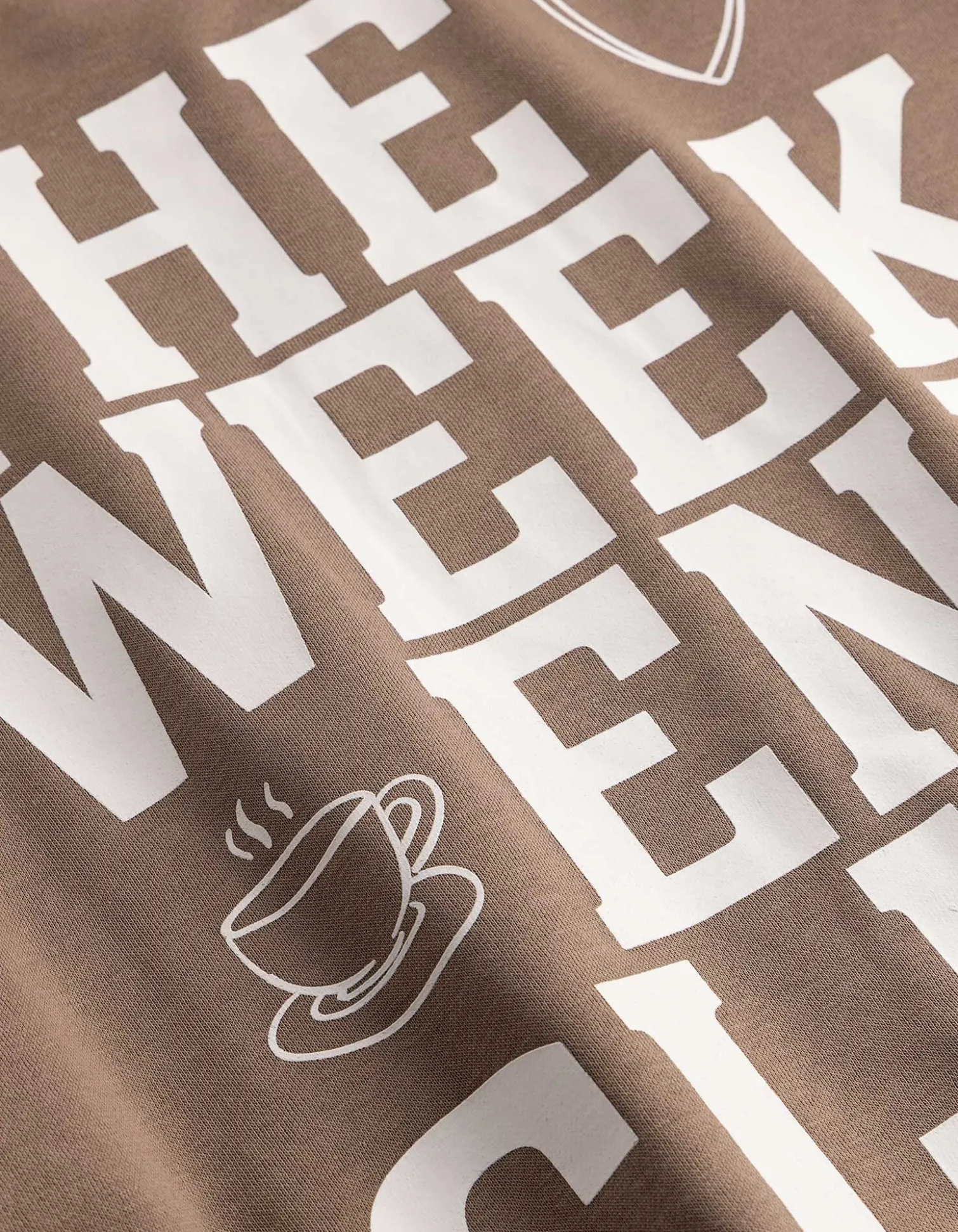 Sweatshirt - Rückenprint - braun