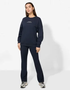 Sweatshirt - Rückenprint - dunkelblau