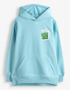 Sweatshirt - Rückenprint - hellblau