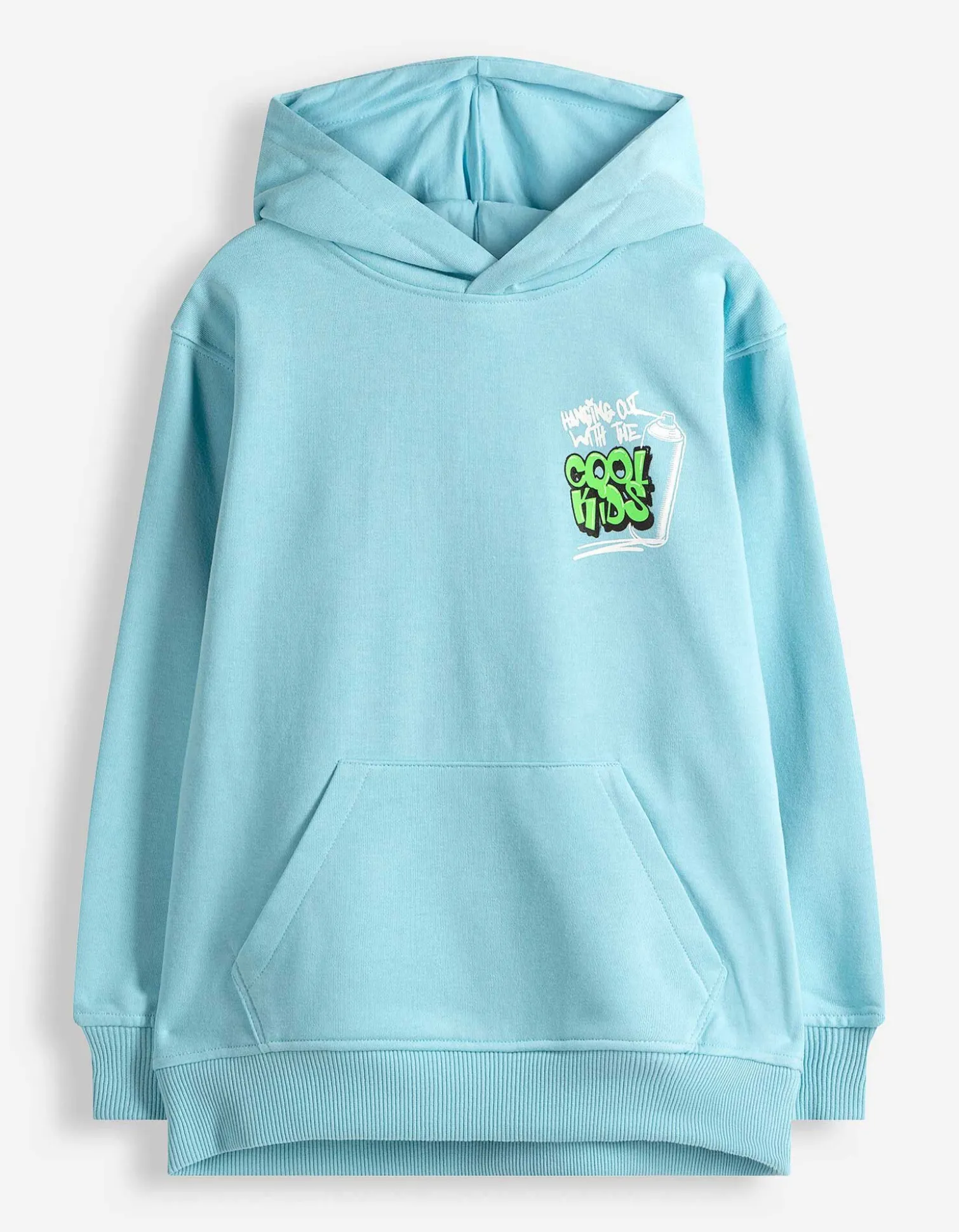 Sweatshirt - Rückenprint - hellblau
