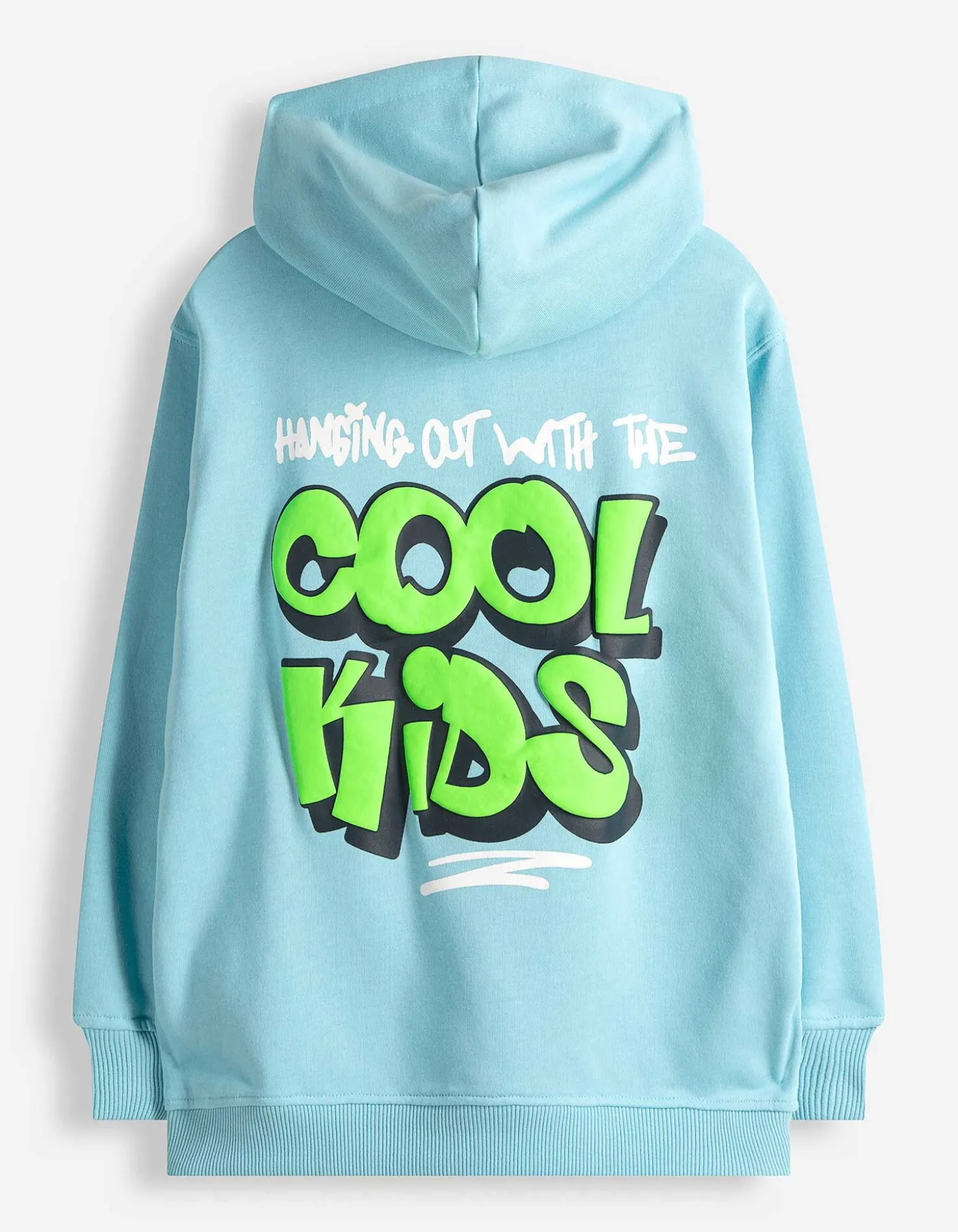 Sweatshirt - Rückenprint - hellblau