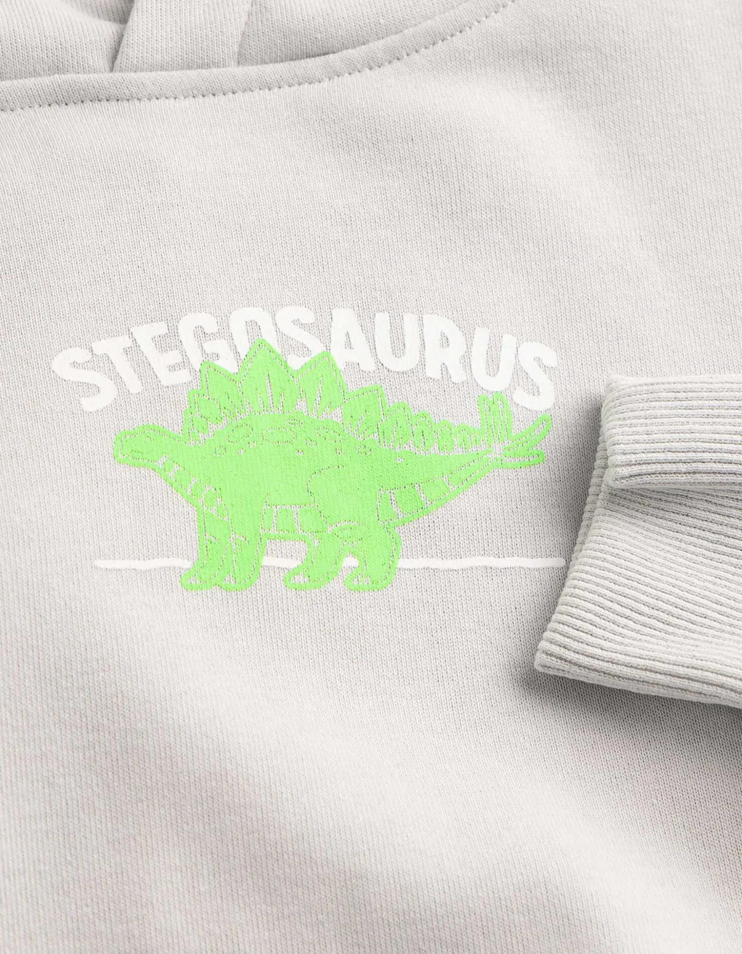 Sweatshirt - Rückenprint - hellgrau