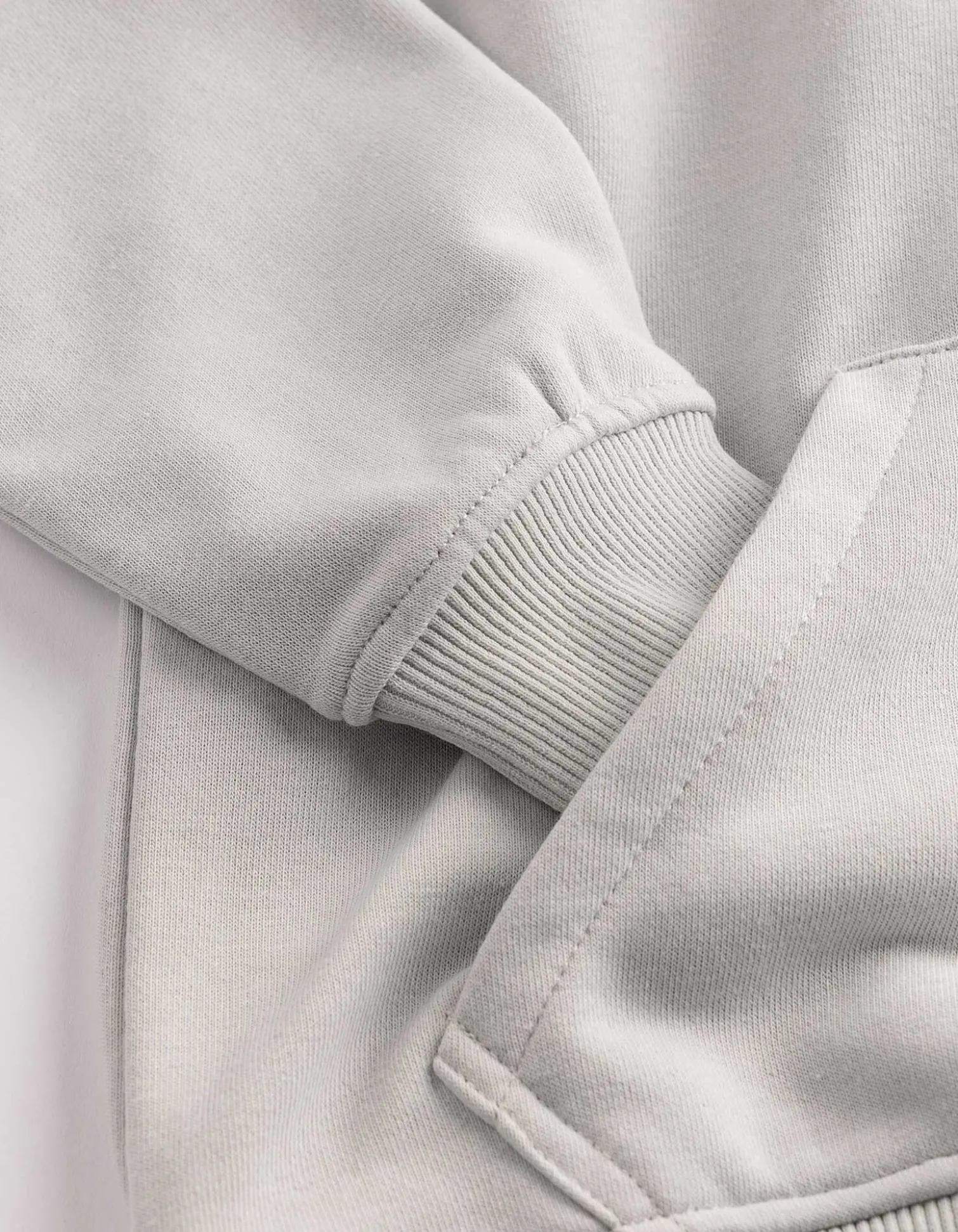Sweatshirt - Rückenprint - hellgrau