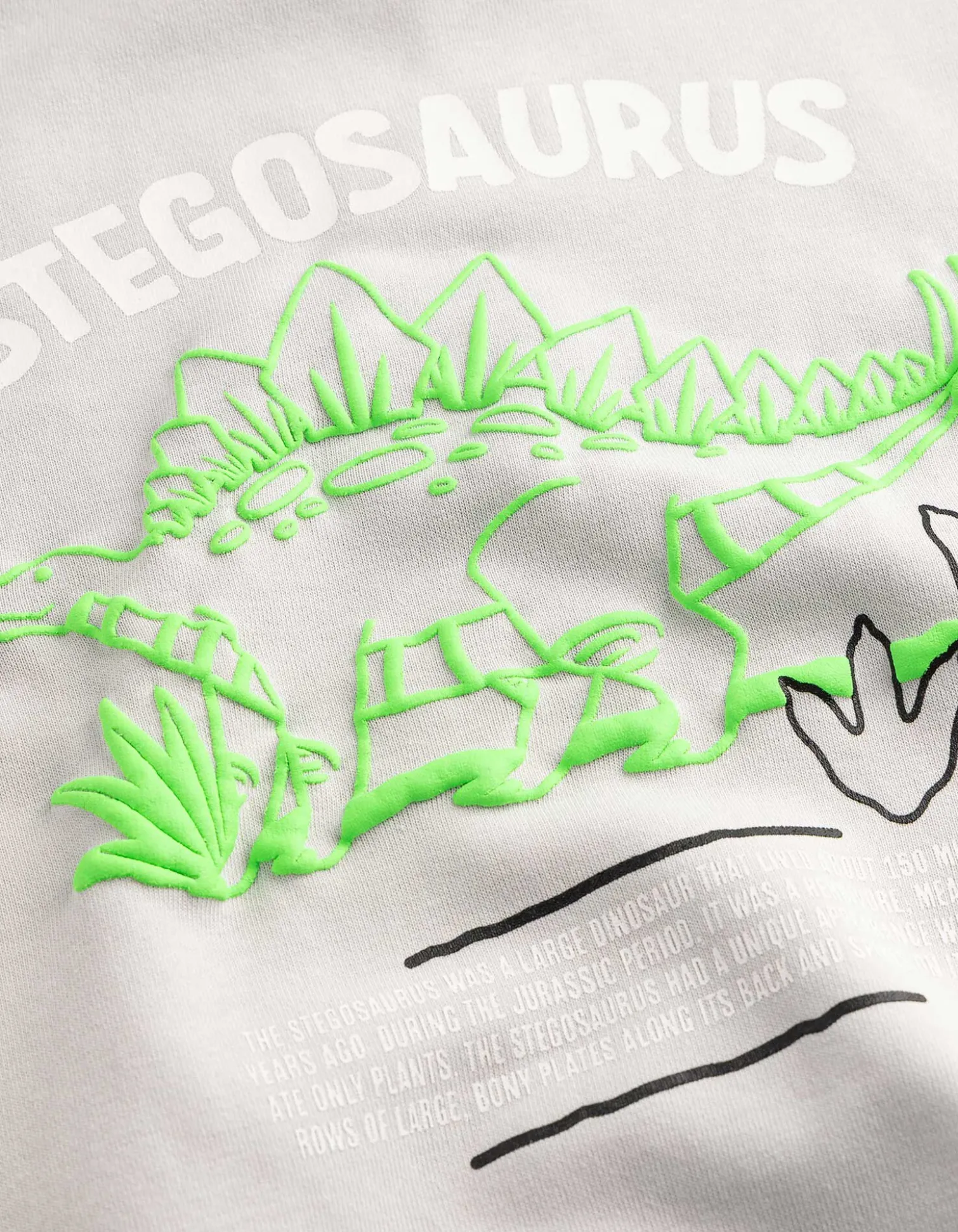 Sweatshirt - Rückenprint - hellgrau
