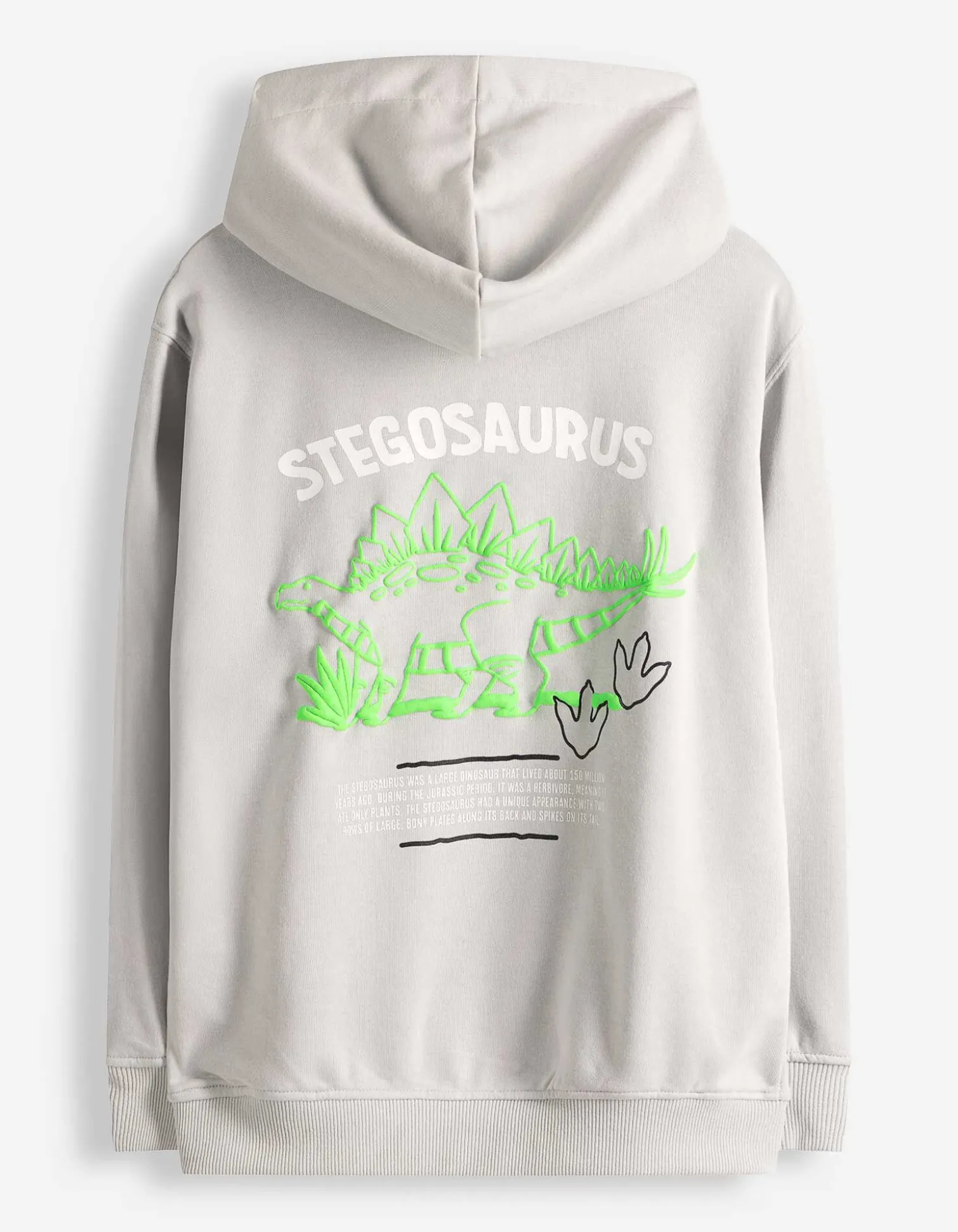 Sweatshirt - Rückenprint - hellgrau