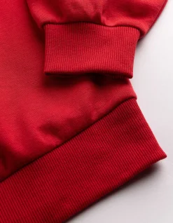 Sweatshirt - Rückenprint - rot