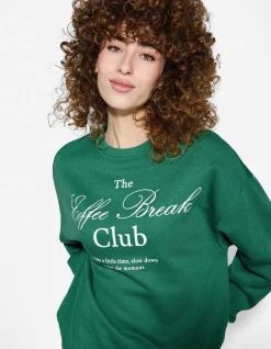 Sweatshirt - Relax Fit - grün