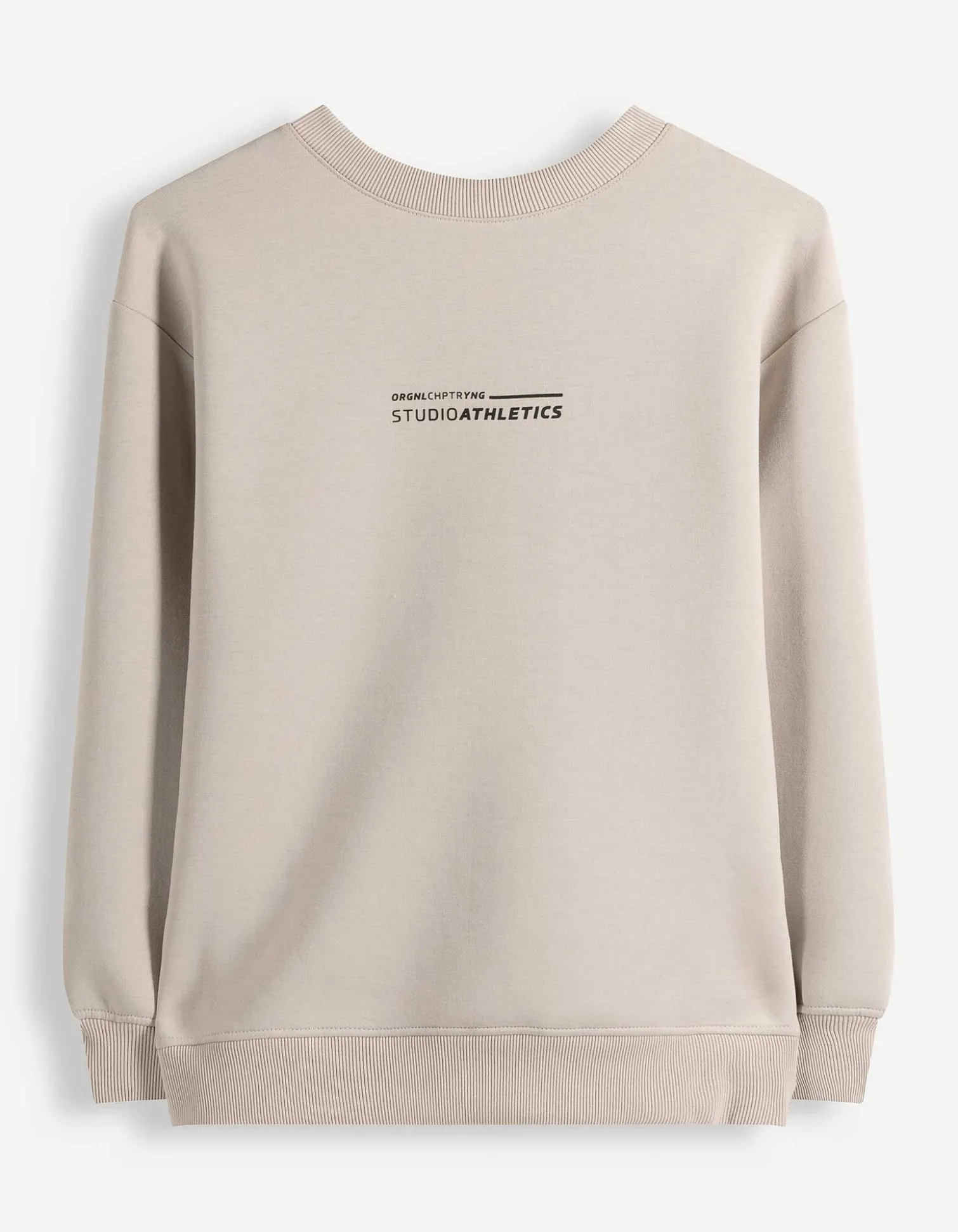 Sweatshirt - Scuba - beige