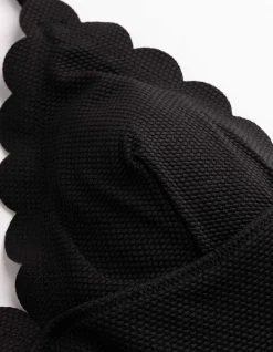 Tankini - Strukturiertes Material - schwarz