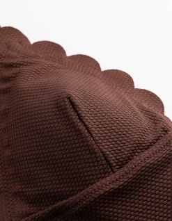 Tankini - Strukturiertes Material - braun