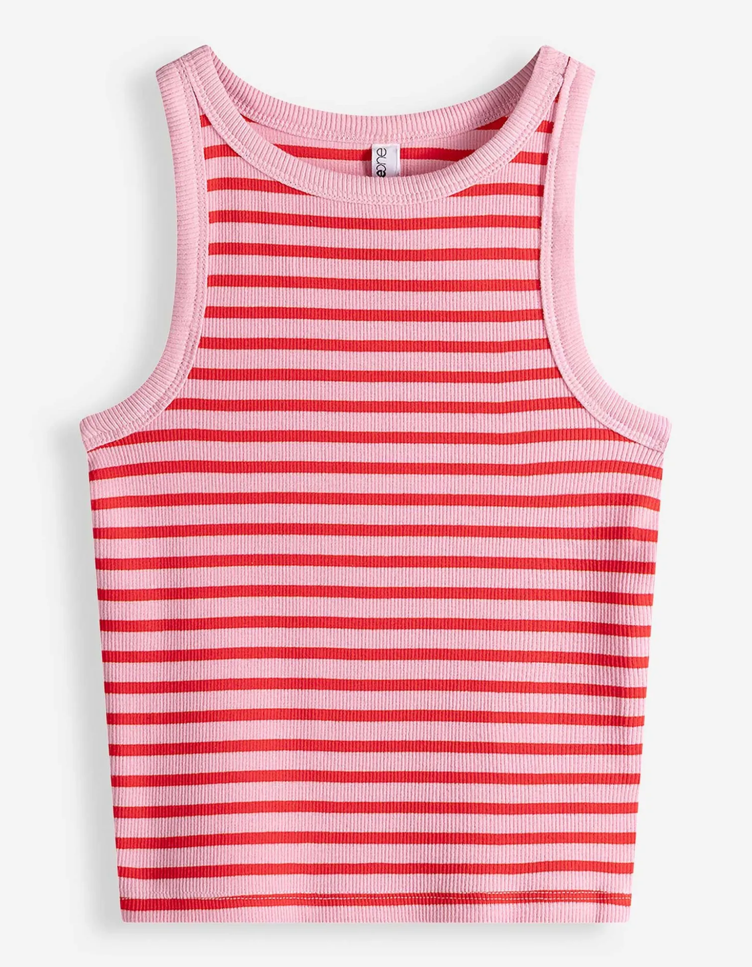 Tanktop - Rippenstruktur - Pink