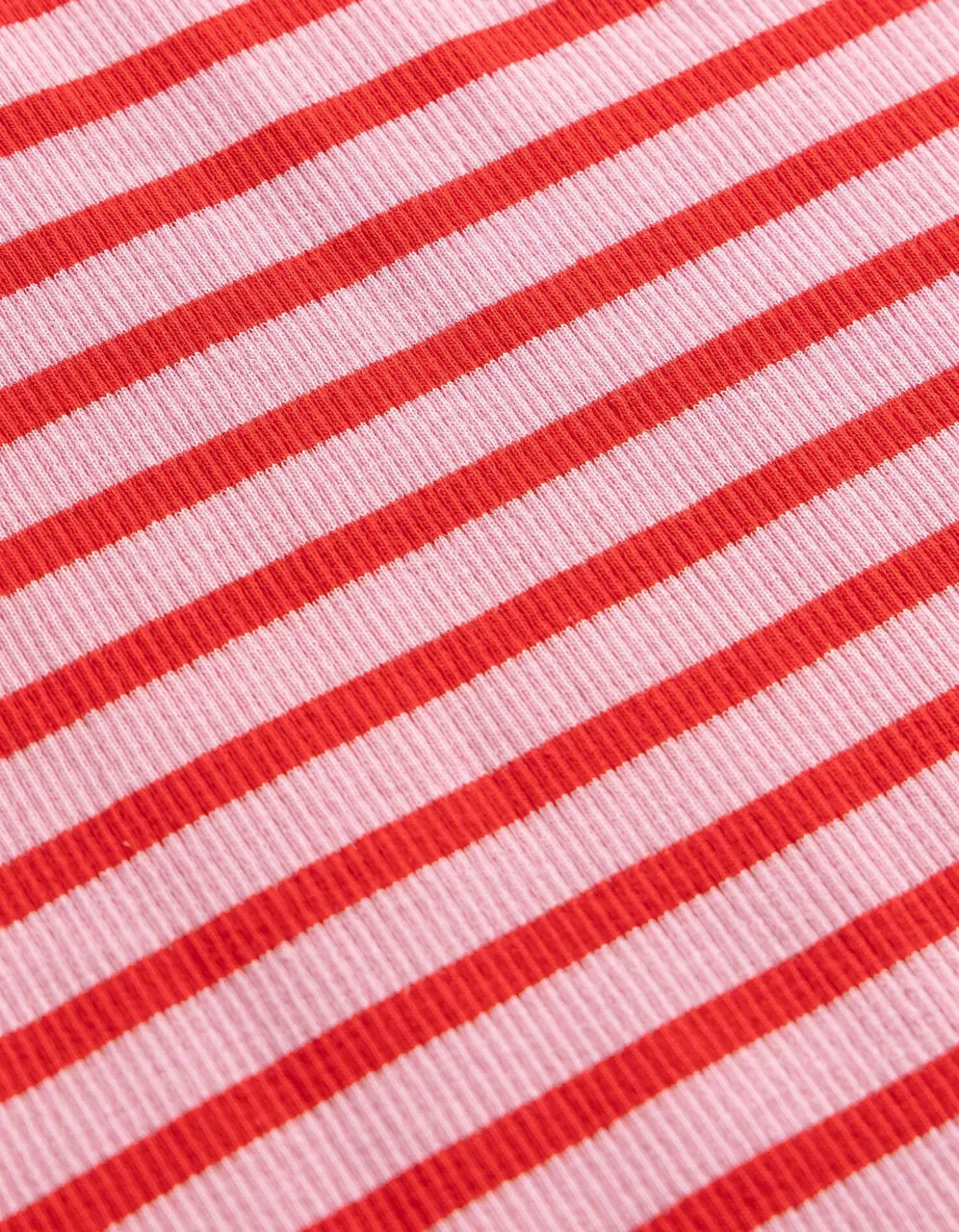 Tanktop - Rippenstruktur - Pink