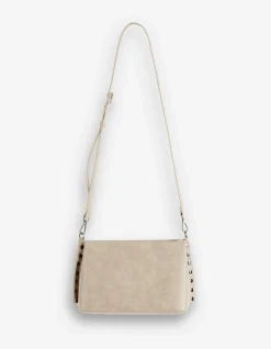 Tasche - Kunstleder - beige