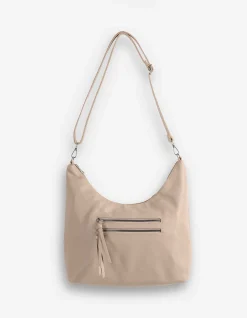 Tasche - Kunstleder - beige