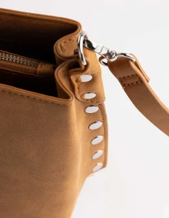 Tasche - Kunstleder - hellbraun