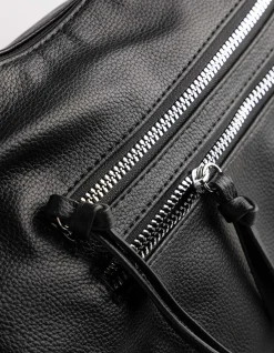 Tasche - Kunstleder - schwarz