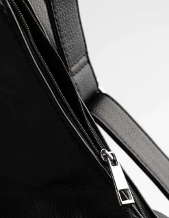 Tasche - Kunstleder - schwarz