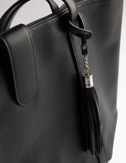 Tasche - Kunstleder - schwarz