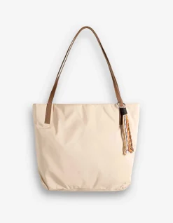 Tasche - Nylon - beige