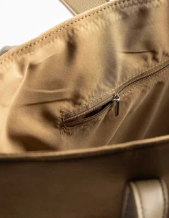 Tasche - Wildlederimitat - dunkelgrün