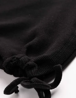 Top - Cut-Outs - schwarz