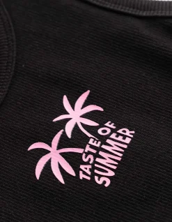Top - Cut-Outs - schwarz