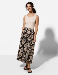 Top - Rippenstruktur - Beige