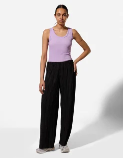 Top - Rippenstruktur - Pink