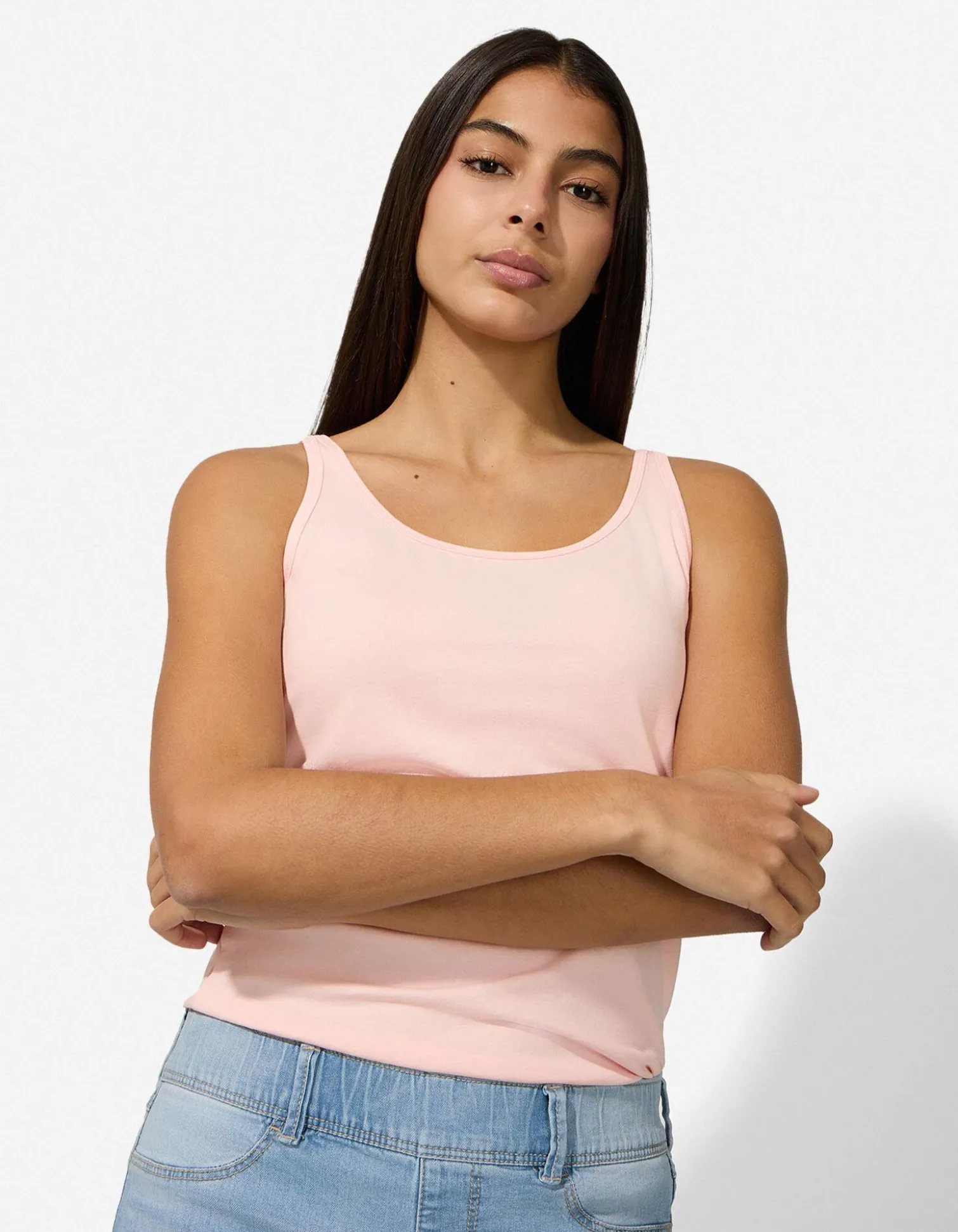Top - Stretchanteil - rosa